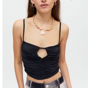 Urban Outfitters Eclipse Keyhole Cami Crop Top
